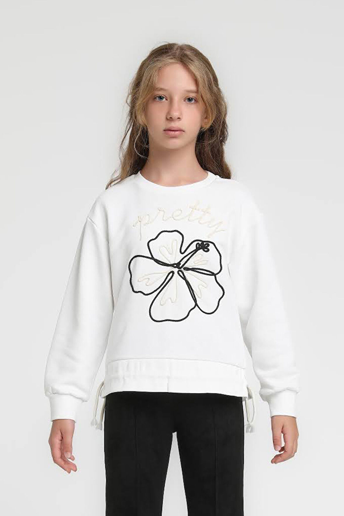 Kız Çocuk Sweatşirt 10-14 Yaş 36074