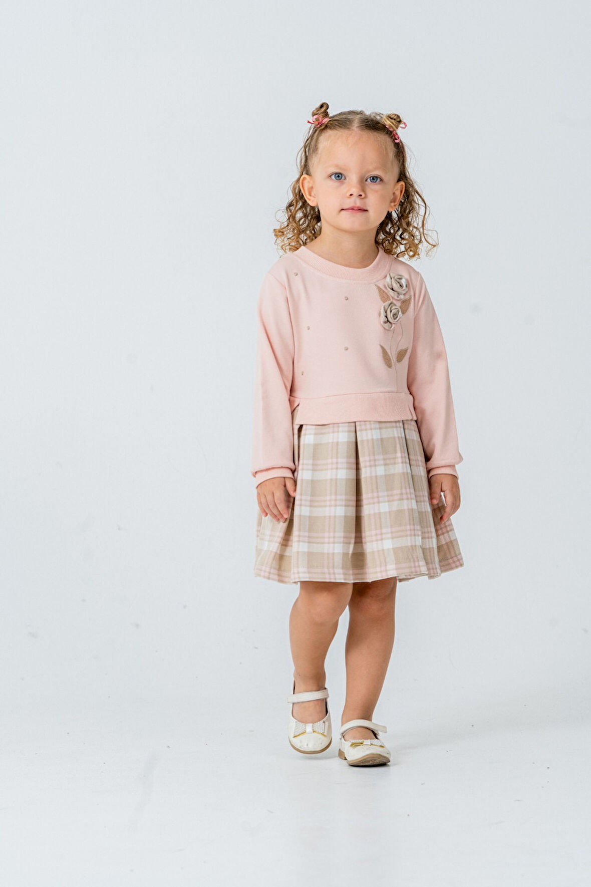 Kız Çocuk Elbise 1-4 Yaş 52045