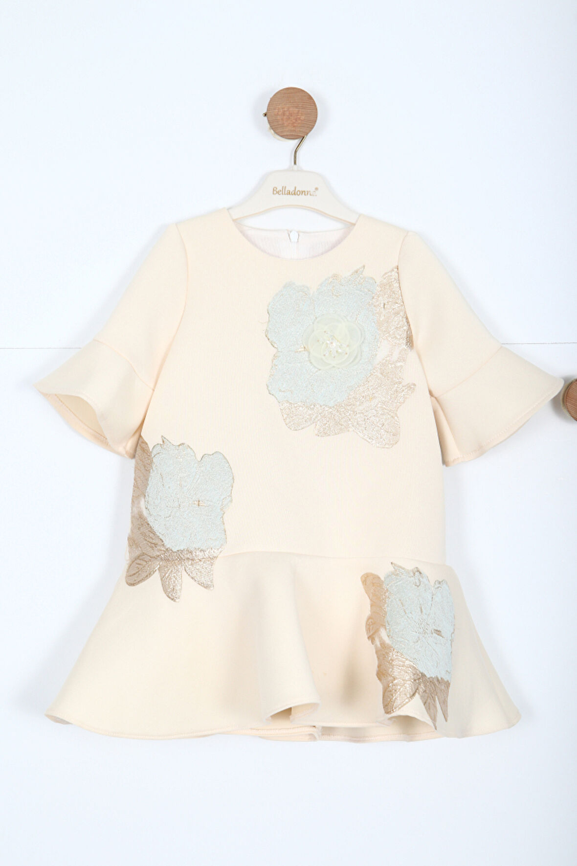 Kız Çocuk Kısa Kol Elbise 2-7 Yaş 2902-1