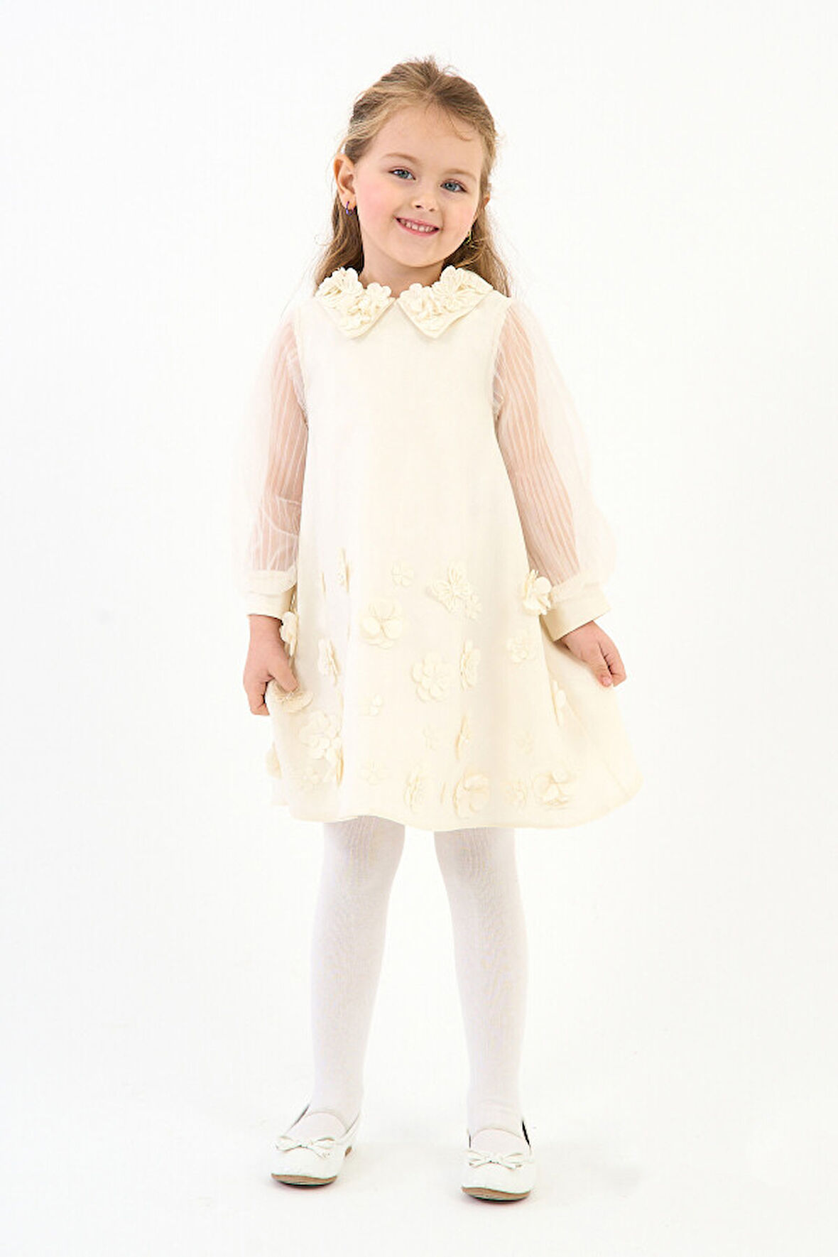 Kız Çocuk Elbise 4-8 Yaş 9053