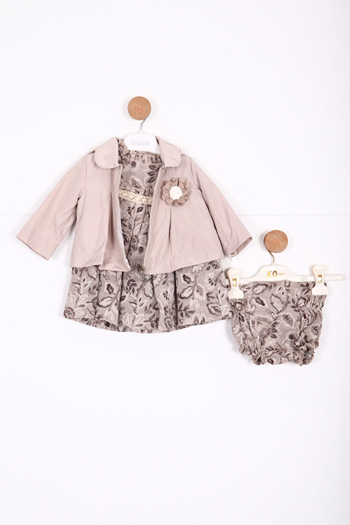 Kız Çocuk Elbise 3-12 Ay 9055