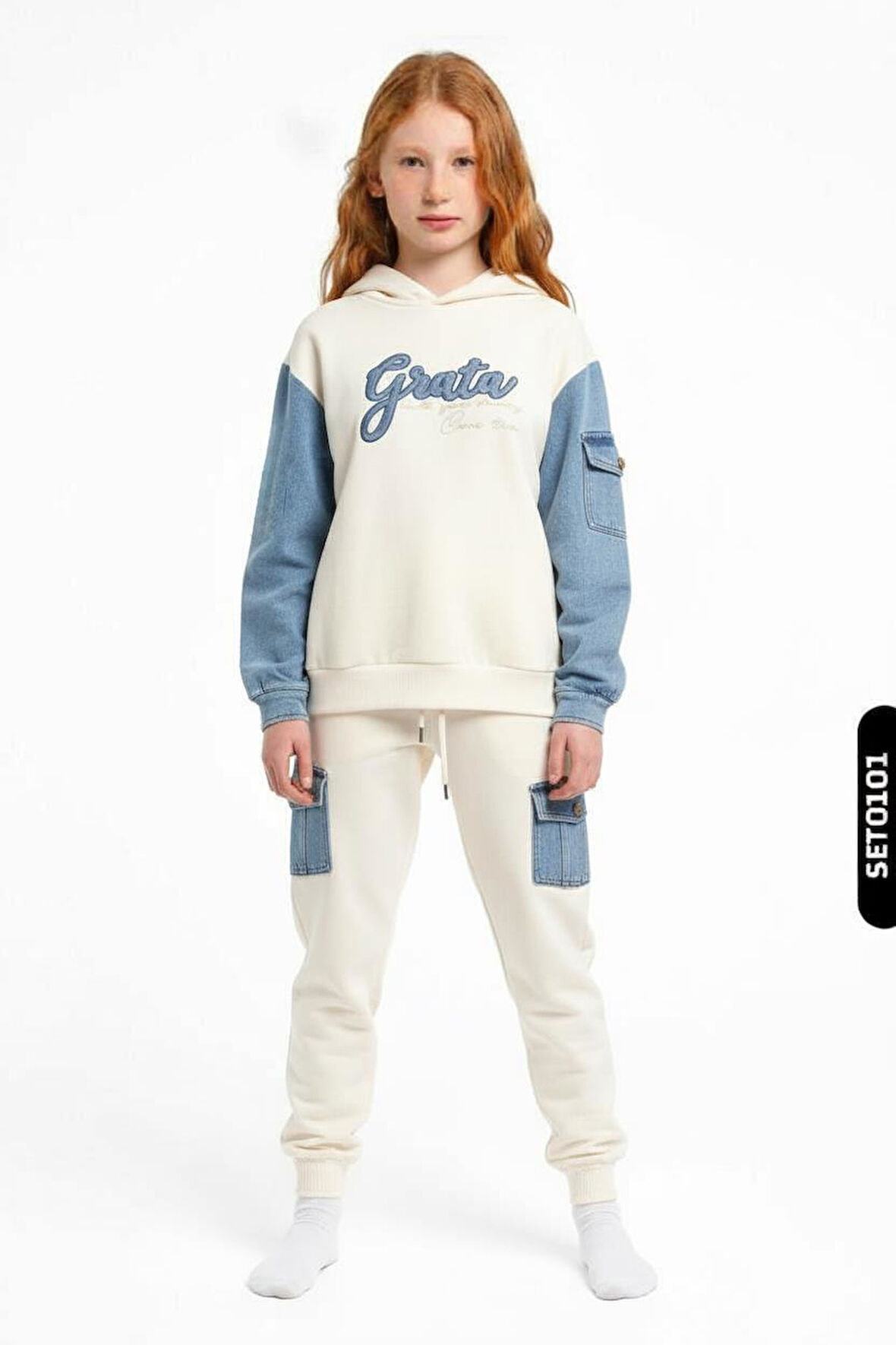 Kız Çocuk Eşofman Takım 10-16 Yaş 7430