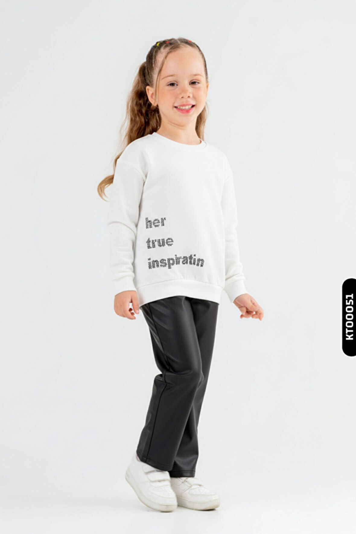 Kız Çocuk 2li Kombin Takım 8-14 Yaş SET0389