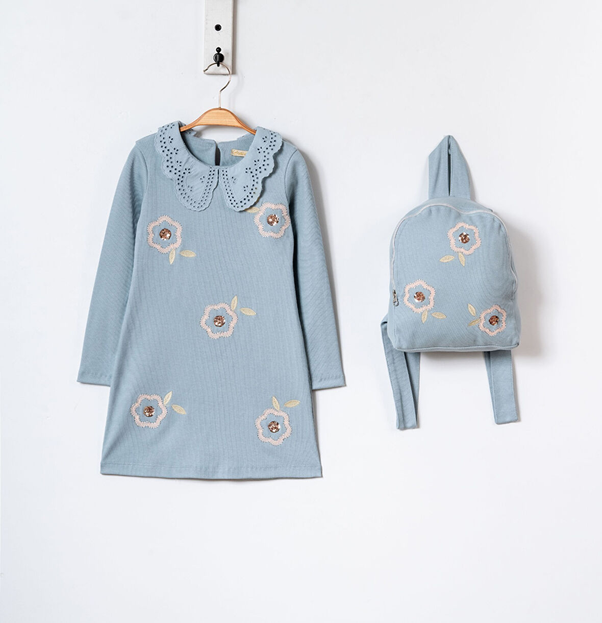 Kız Çocuk Elbise 4-7 Yaş 52032