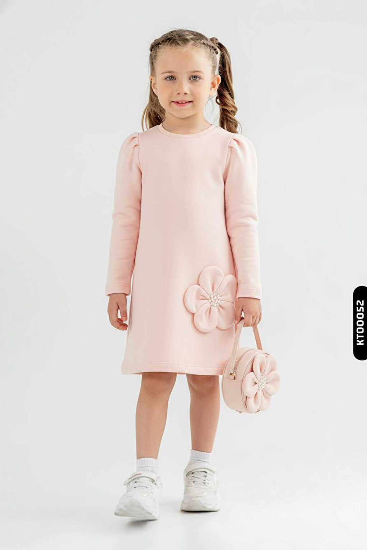 Kız Çocuk Elbise 4-7 Yaş 52103