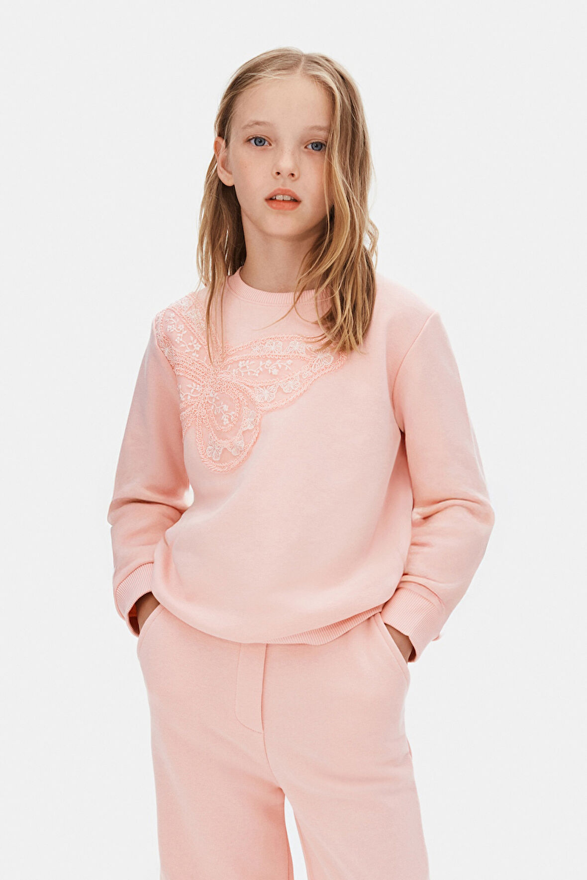 Kız Çocuk Sweatşirt 4-8 Yaş 39505