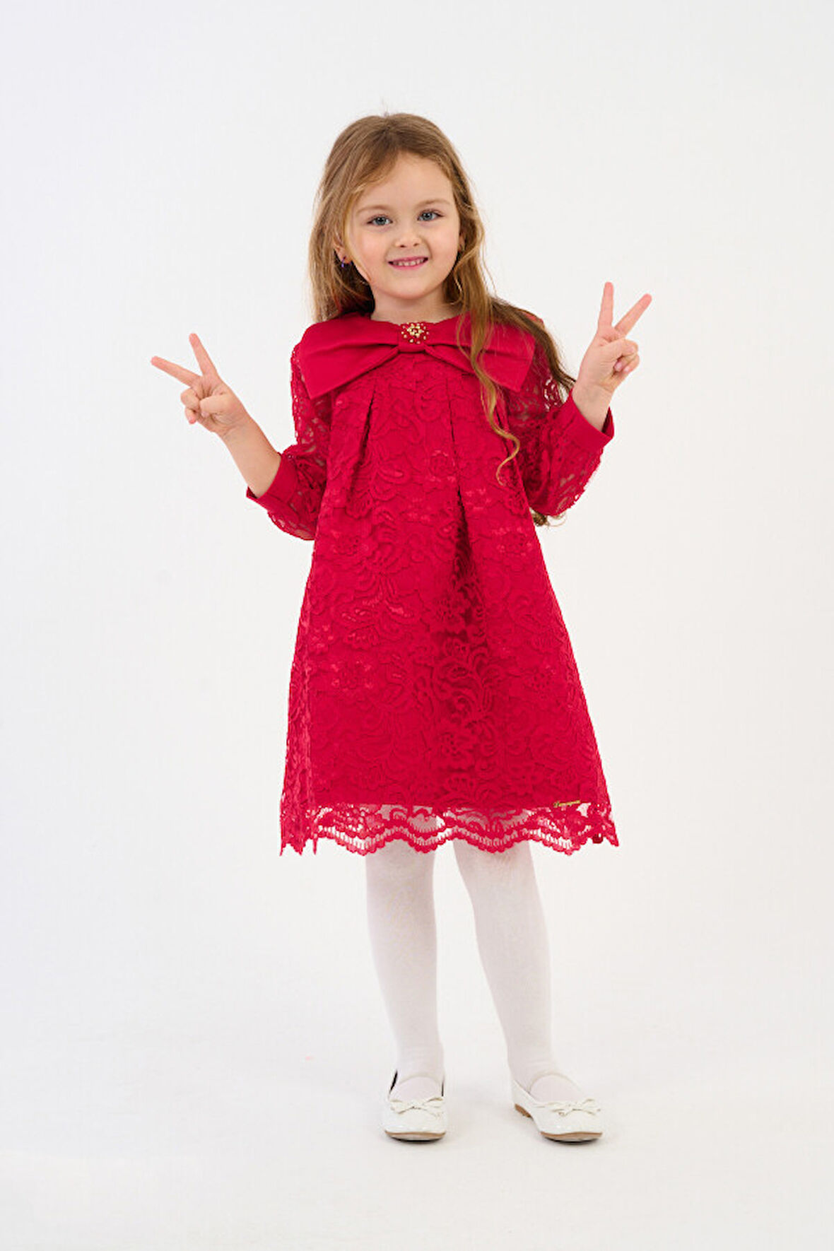 Kız Çocuk Elbise 2-6 Yaş 9058