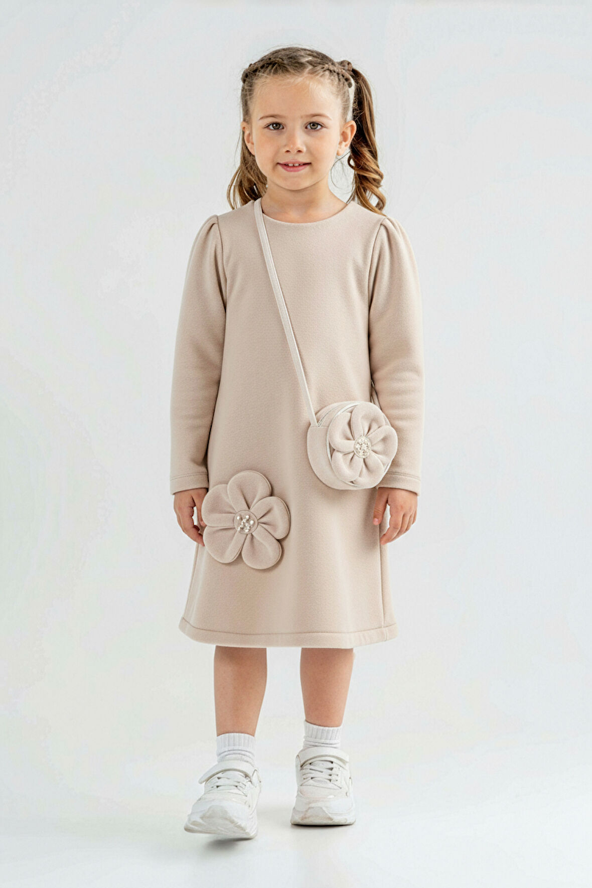 Kız Çocuk Elbise 4-7 Yaş 52103