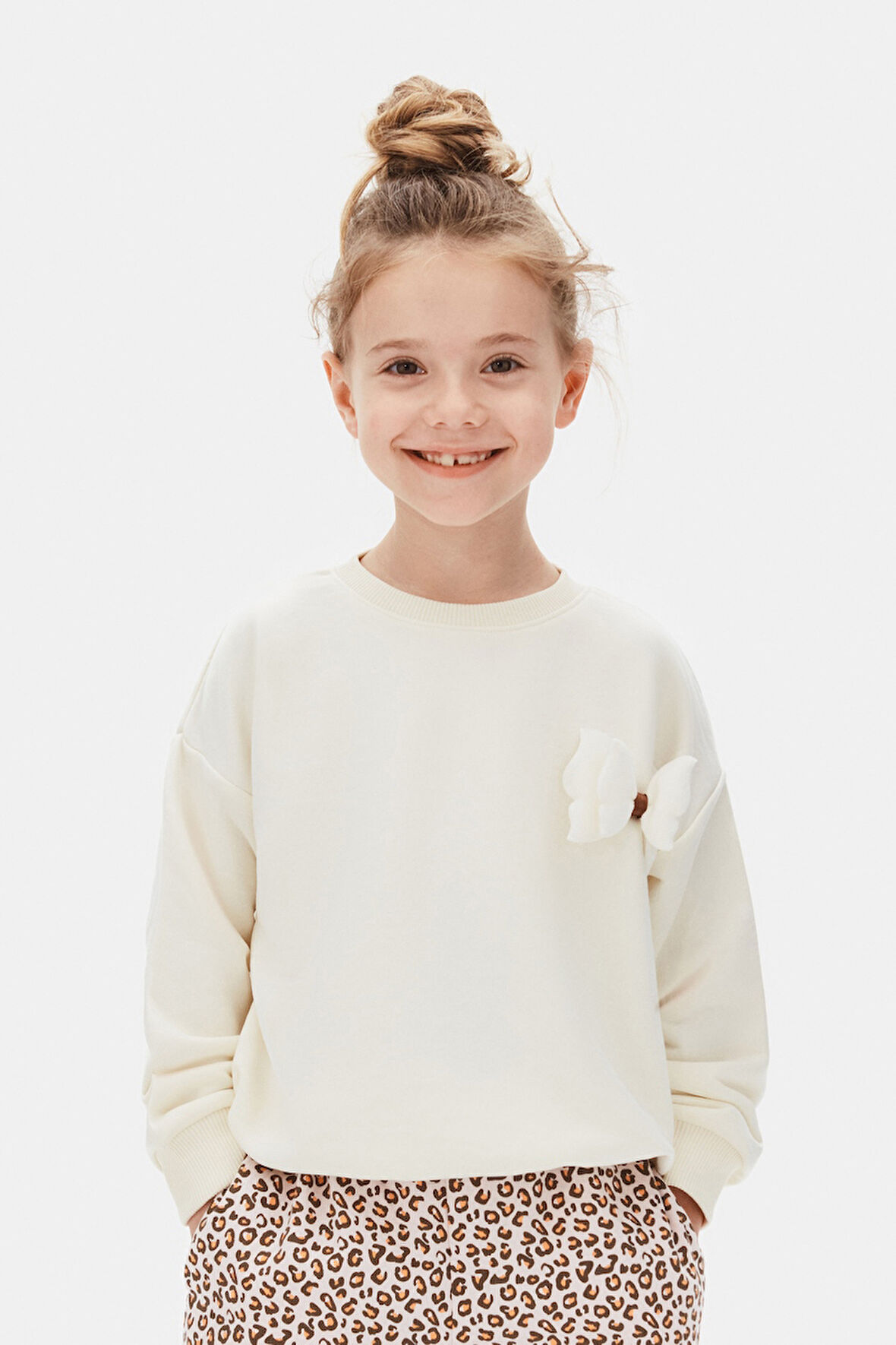 Kız Çocuk Sweatşirt 4-8 Yaş 39515