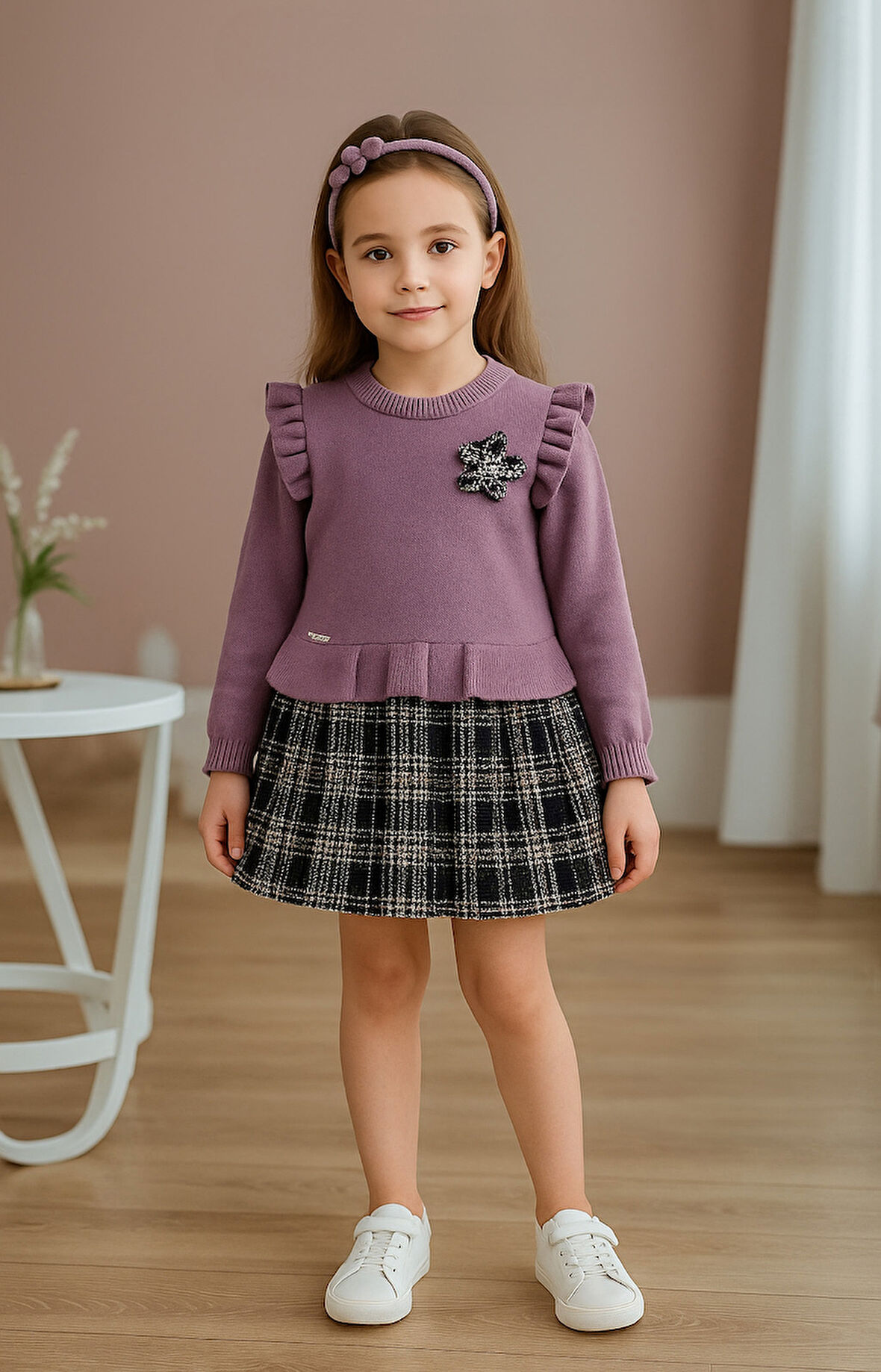 Kız Çocuk Elbise 1-5 Yaş 4043