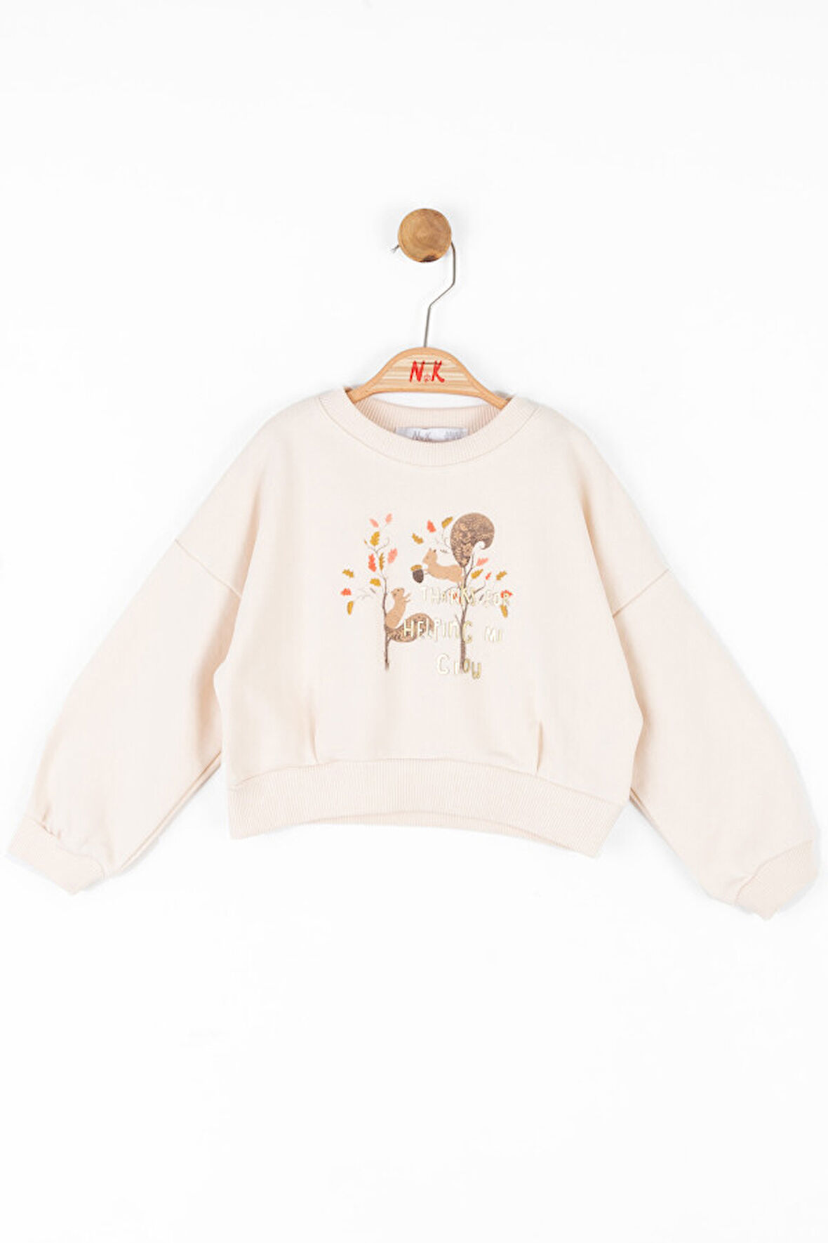 Kız Çocuk Sweatshirt 9aY-4 Yaş 37609