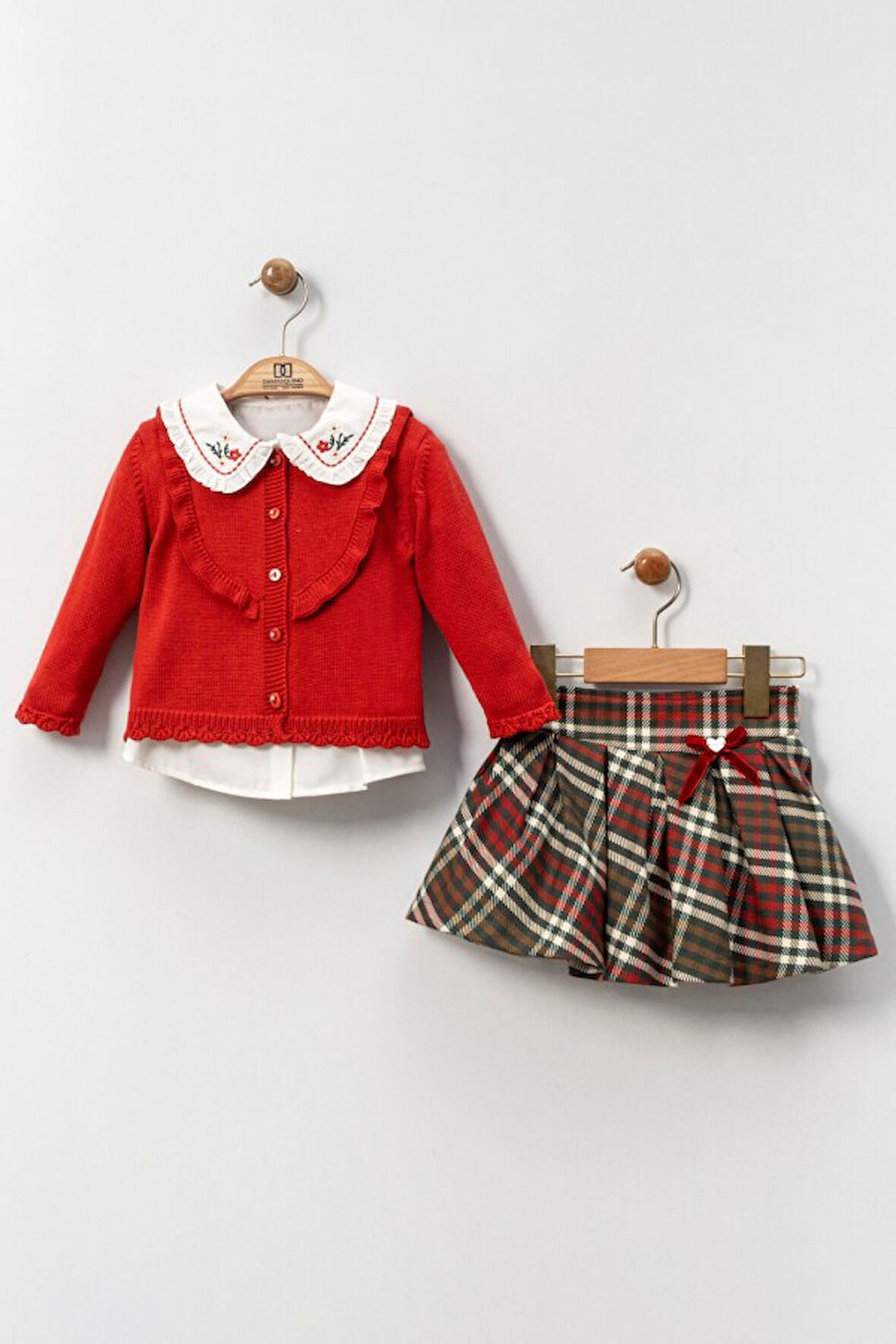 Kız Çocuk Alt Üst Etek Takım 6-36 Ay 3073