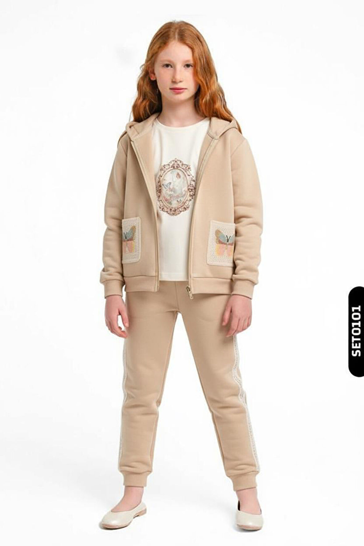 Kız Çocuk Eşofman Takım 1-5 Yaş 7034