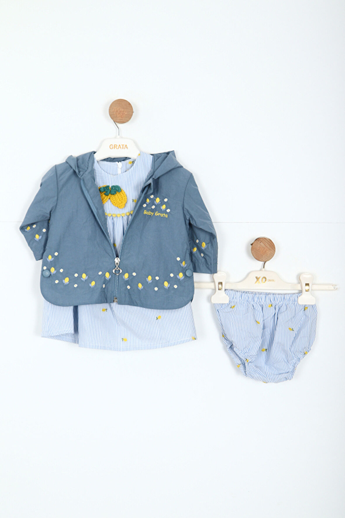 Kız Çocuk Elbise 3-12 Ay 9060