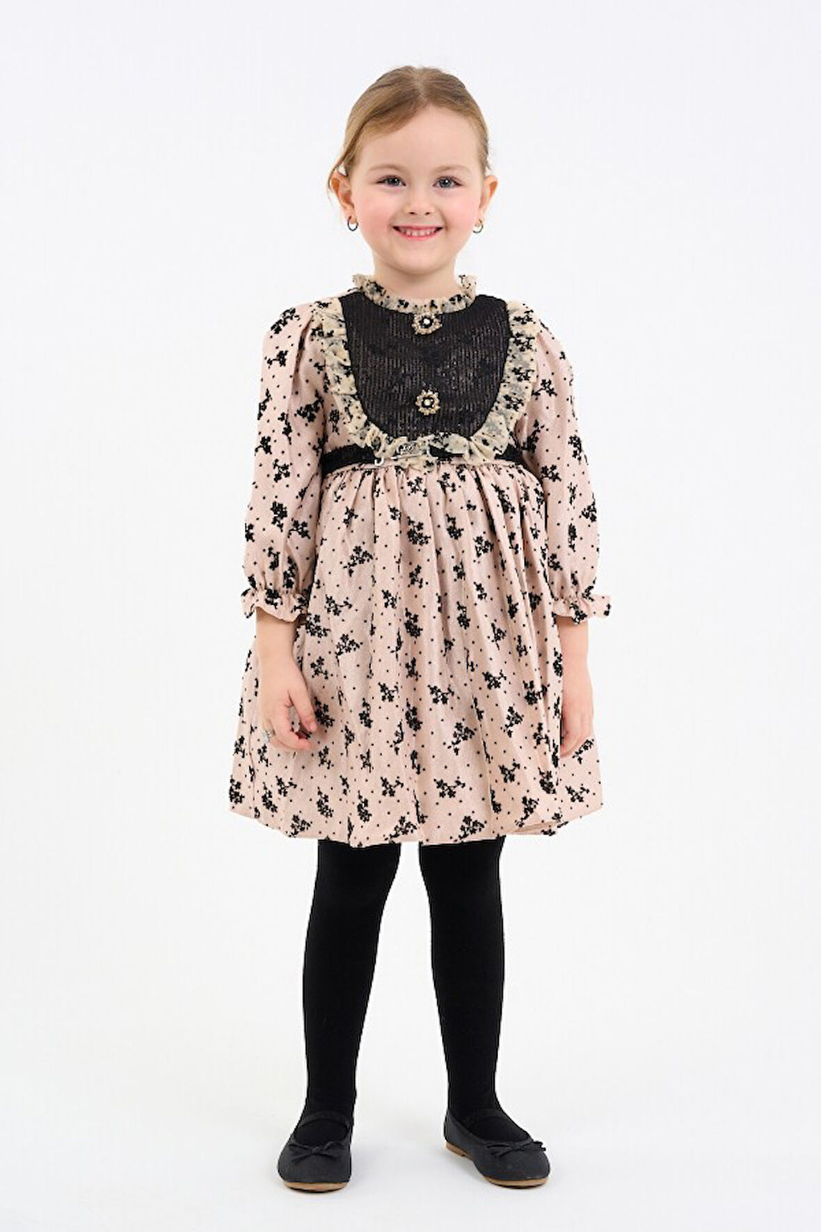 Kız Çocuk Elbise 2-6 Yaş 9120