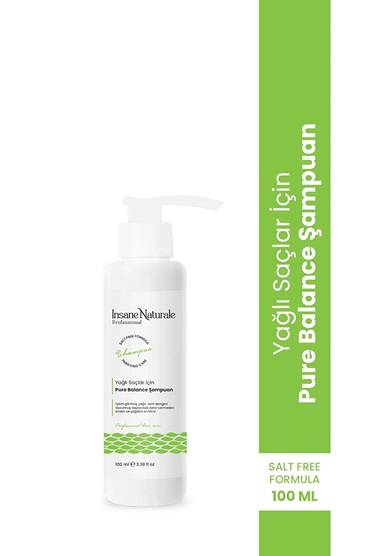 Yağlı Saçlar Için Pure Balance Şampuan (VALİZ-SEYAHAT BOY) 100 ml