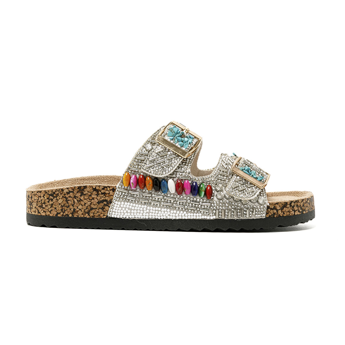 Kadın Terlik 25Y102-2 BY Guja Beyaz