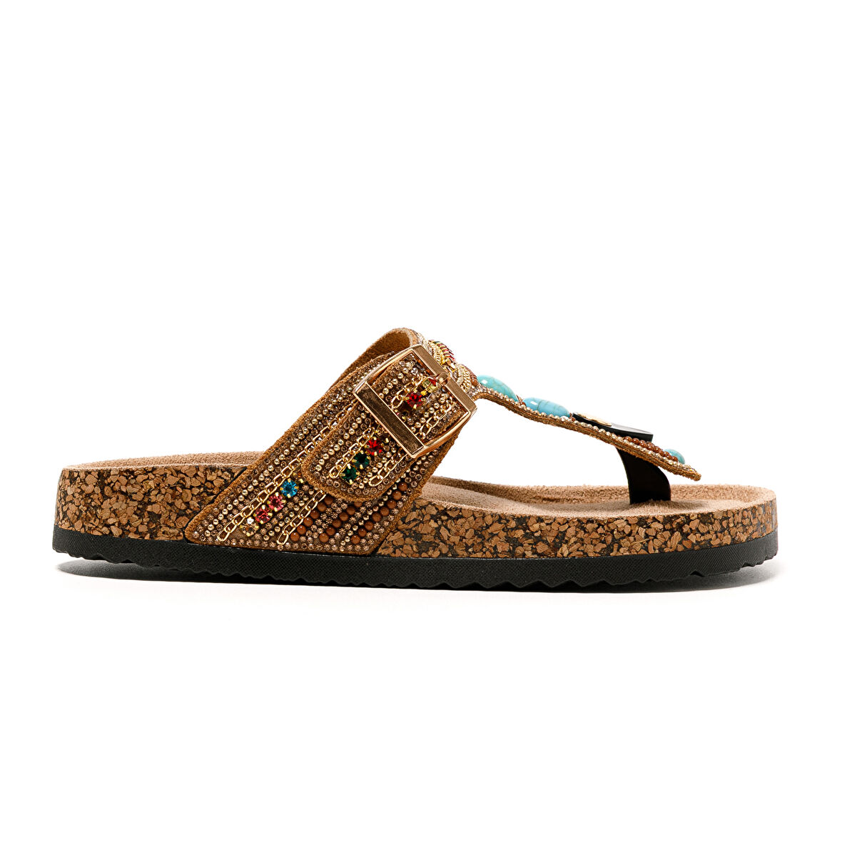 Kadın Terlik 25Y102-7 CL Guja Camel