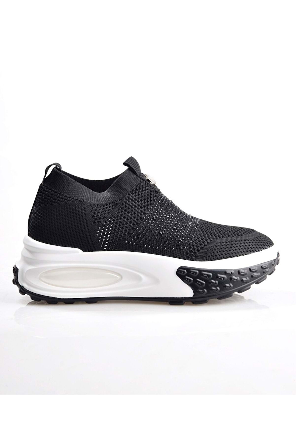 Guja 25y305-4 Kadın Taşlı Sneaker Ayakkabı Siyah