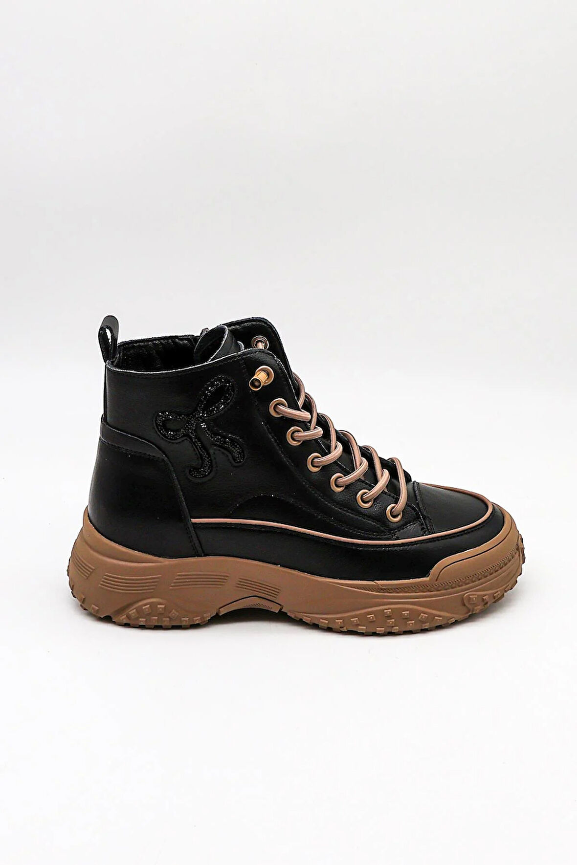 Guja İthal Seri Kadın Sneaker Bot GJ310 - Kömür - 36