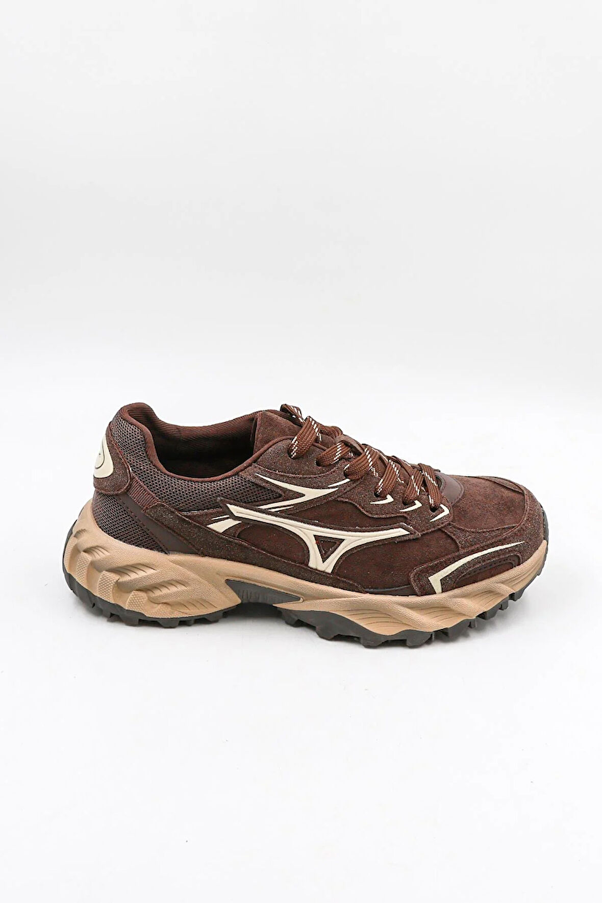 Guja İthal Seri Kadın Sneaker Spor Ayakkabı GJ368 - Kahve - 36