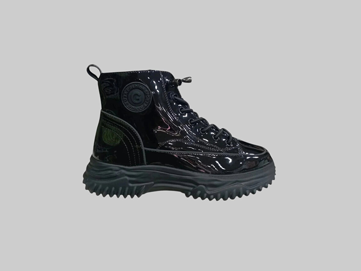 GUJA 25K310-13 KADIN SPOR BOT SİYAH RUGAN