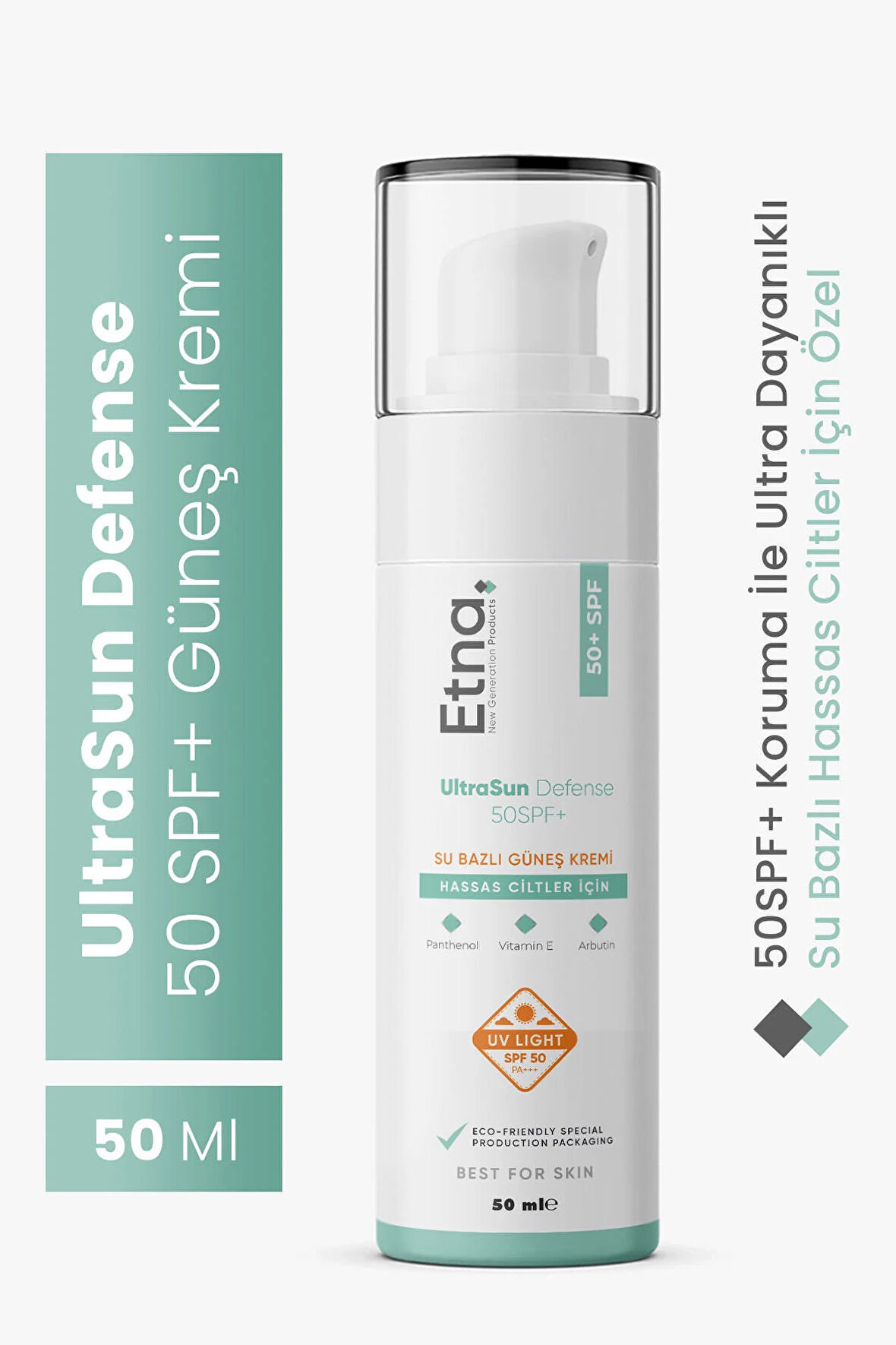 Etna Pharma Su Bazlı Güneş Kremi 50SPF+ 50ML