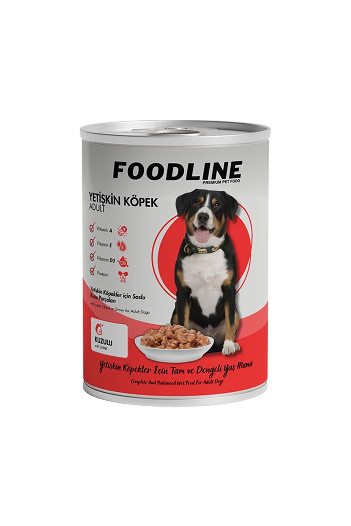 Foodline Kuzu Etli Yetişkin Köpek Konservesi 400 Gr