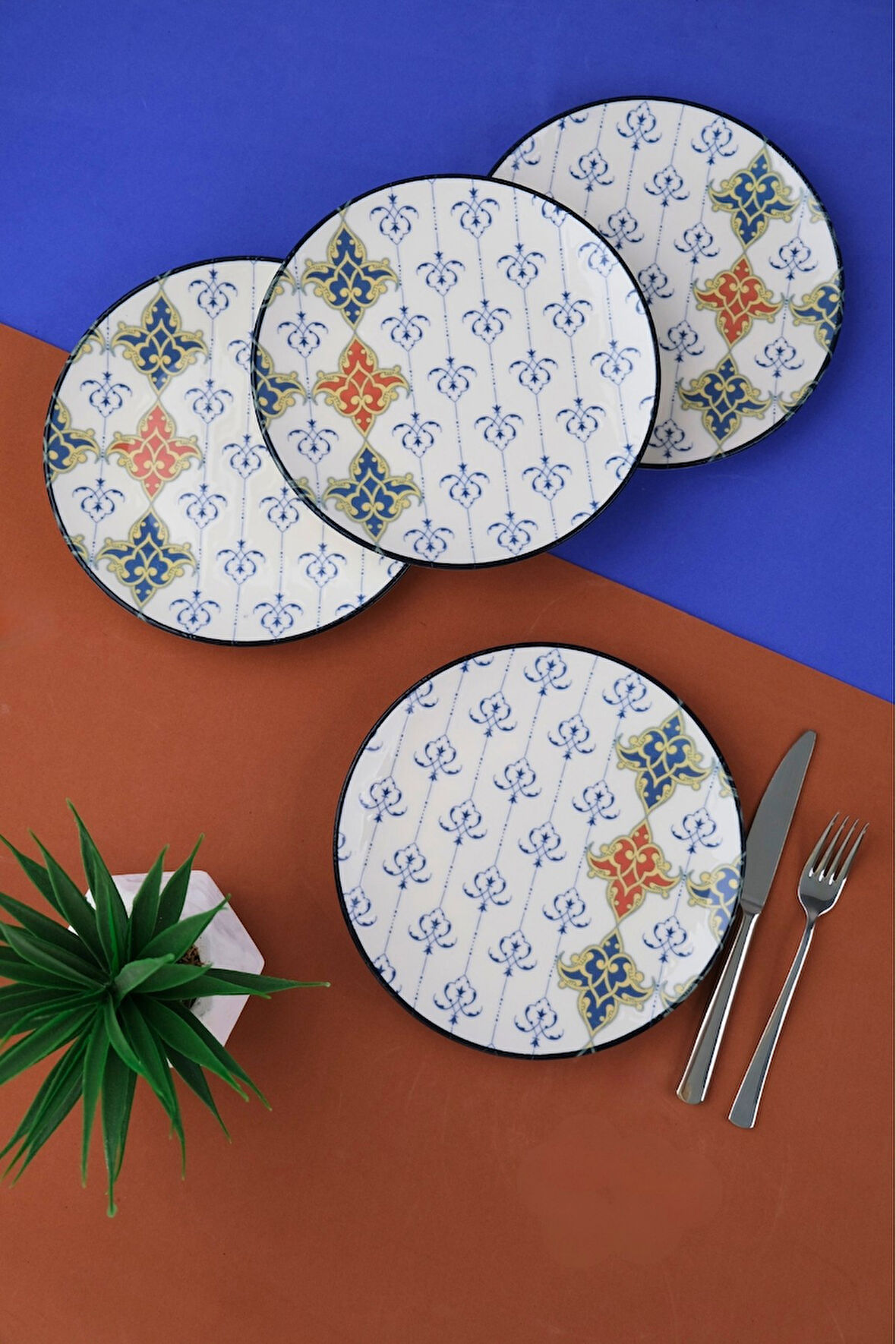 Tabak Evi Porselen Audrey Pasta Takımı 20cm 4 Kişilik 4 Parça TVL4PTPRS1211