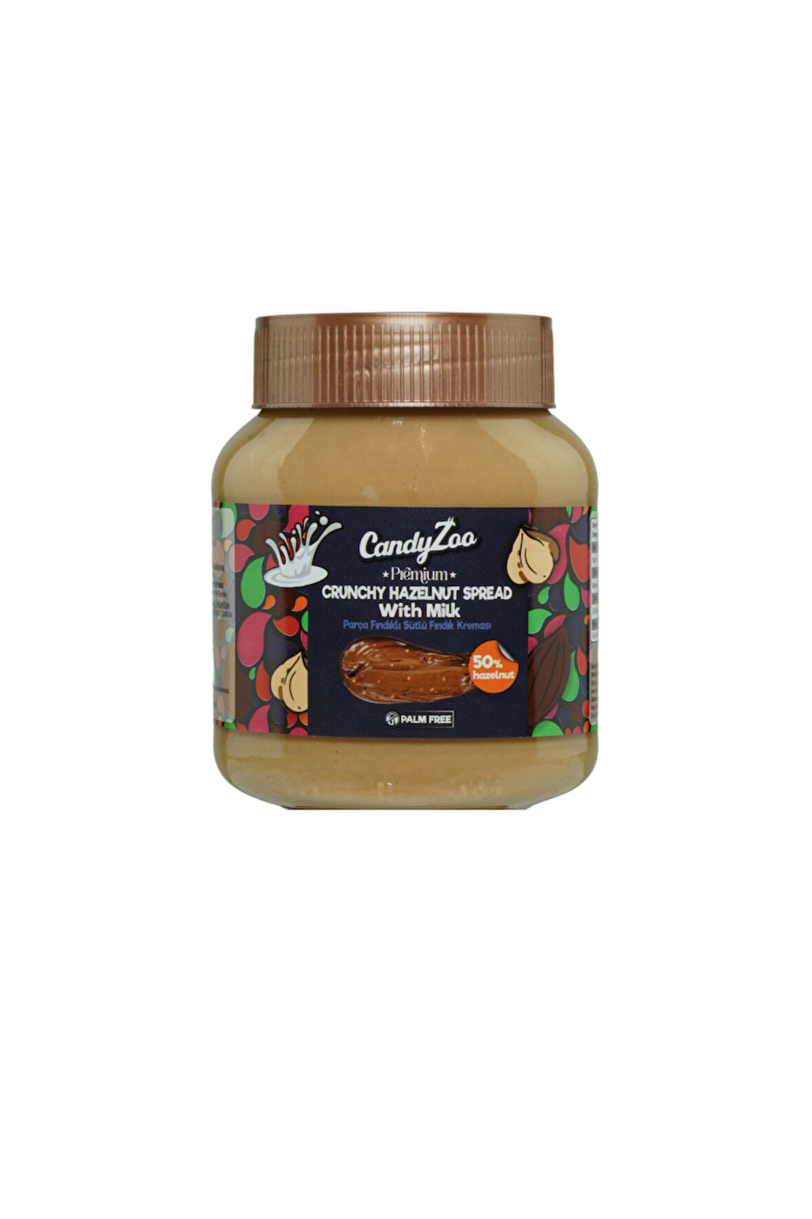 %50 Fındık Parçacıklı Sütlü Fındık Kreması 300 Gr