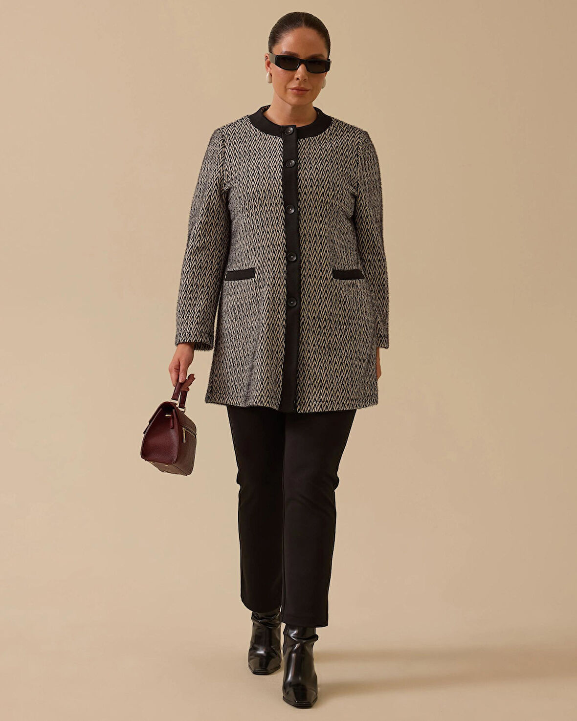 10002521714003 GALAXİ TRİKO CEKET