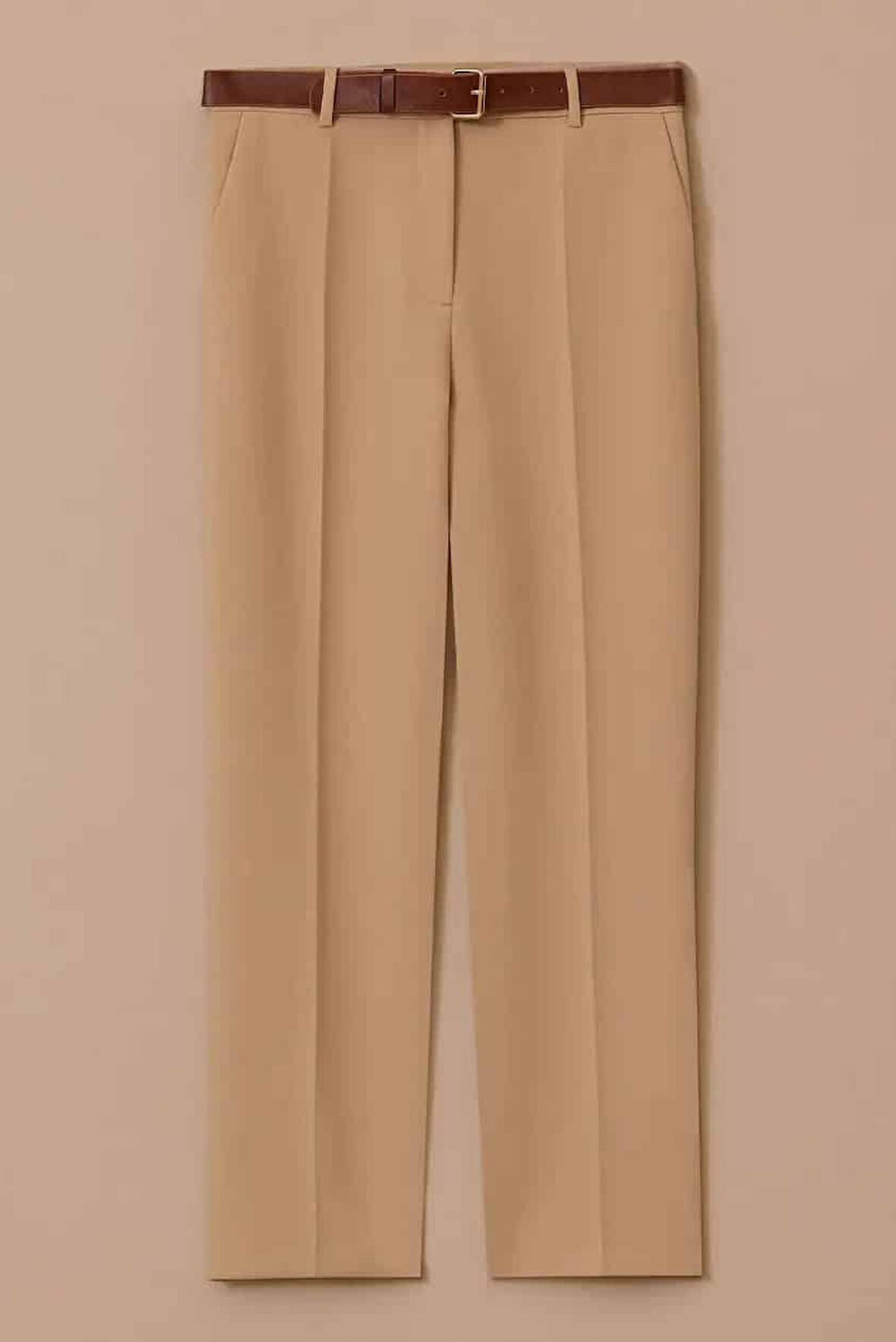 Kadın Nova Klasik Kesim Pantolon - Bej | 40