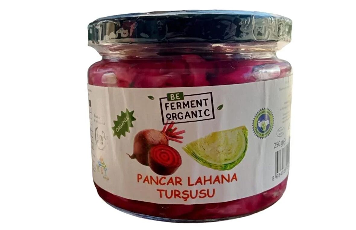 Organik Pancar Lahana Turşusu 250 g