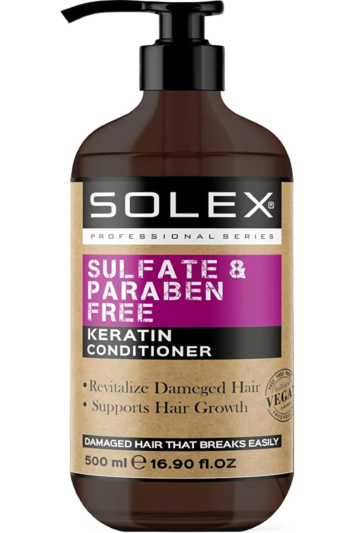 Sülfatsız Parabensiz Keratin Saç Kremi 500 ML