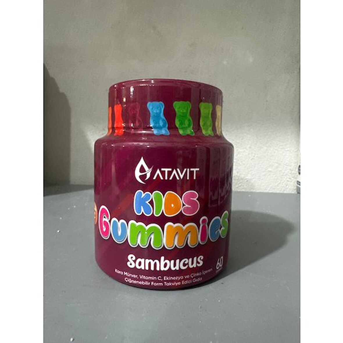 Atavıt Kıds Sambucus (Kara Mürver ) Gummıes 60 Adet