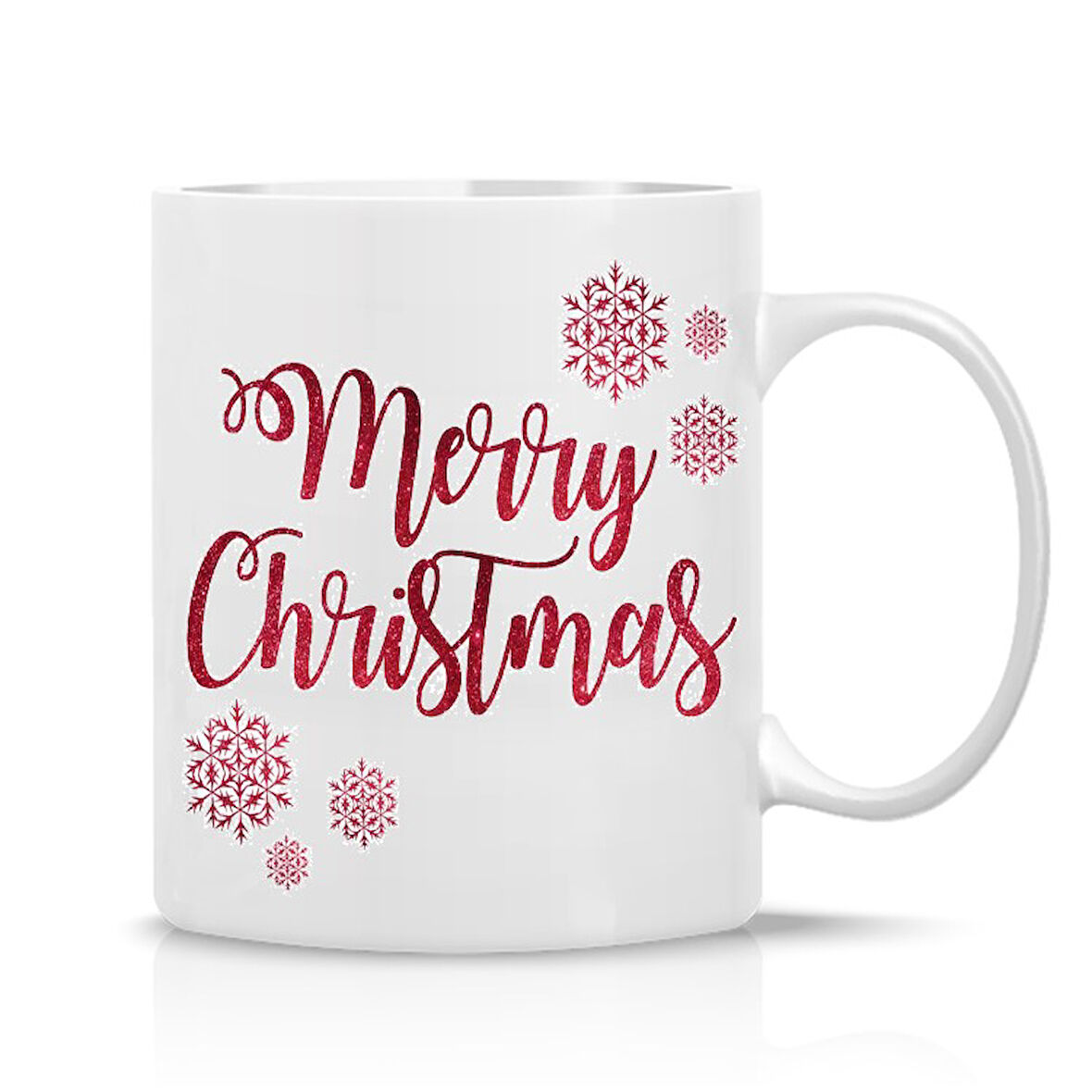 Kişiye Özel Yılbaşı Merry Christmas Noel Yeni Yıl Hediye Kulplu Baskılı Kupa Bardak