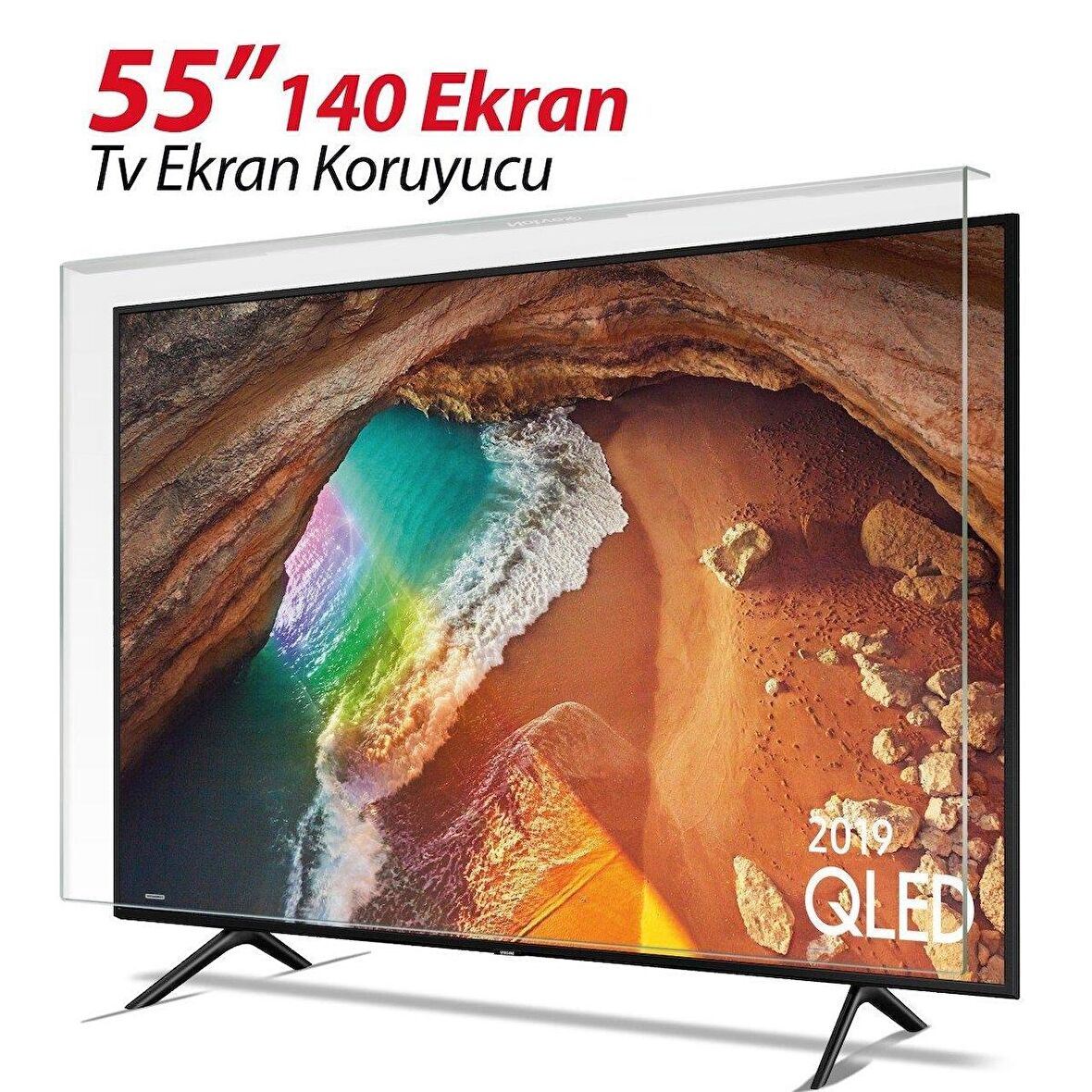 Notvex 55'' inç 140 Ekran Uyumlu TV Ekran Koruyucu