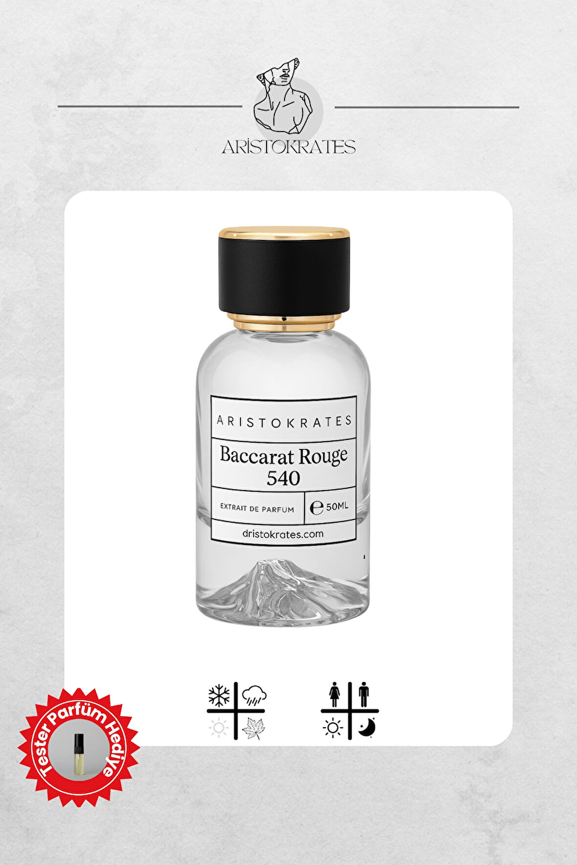 Baccarat Rouge 540 (U107) Unisex Extrait Parfüm - Işıltılı Amber Kütlesi