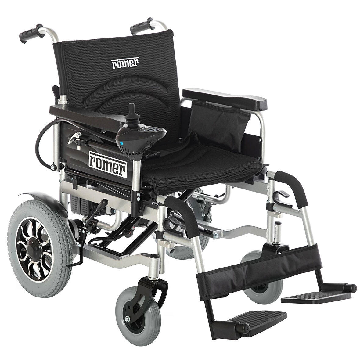 Römer Akülü Tekerlekli Sandalye | Katlanabilir Çelik Şase ve 150 Kg Taşıma Kapasiteli Yapısıyla R103