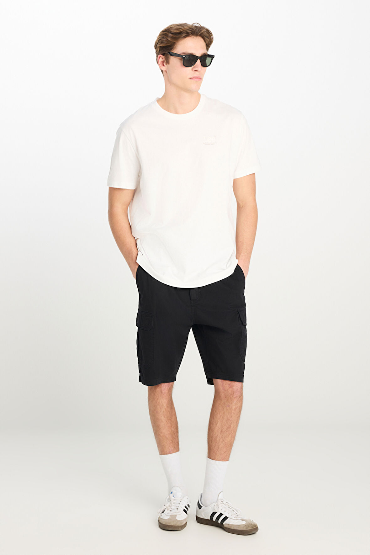 Regular Fit Normal Kesim Normal Bel Siyah Şort