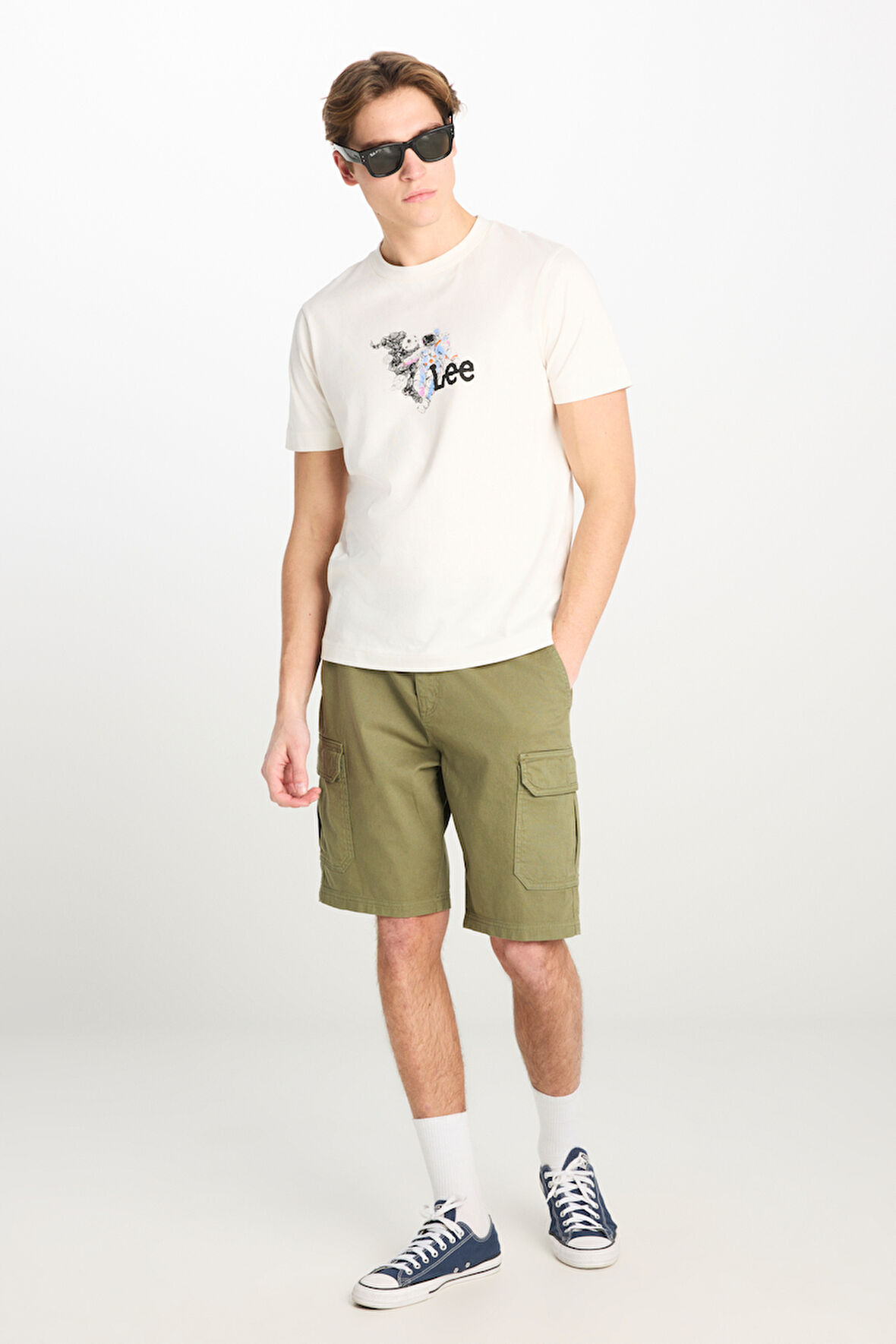 Lee Regular Fit Erkek Cargo Denim Şort L71JA4897G54