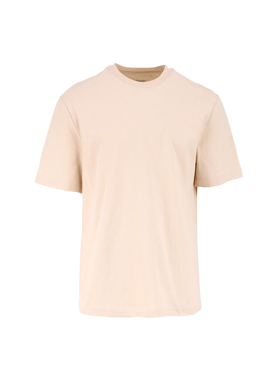 Wrangler Bisiklet Yaka Bej Erkek T-Shirt W241673614 Bej T-Shirt