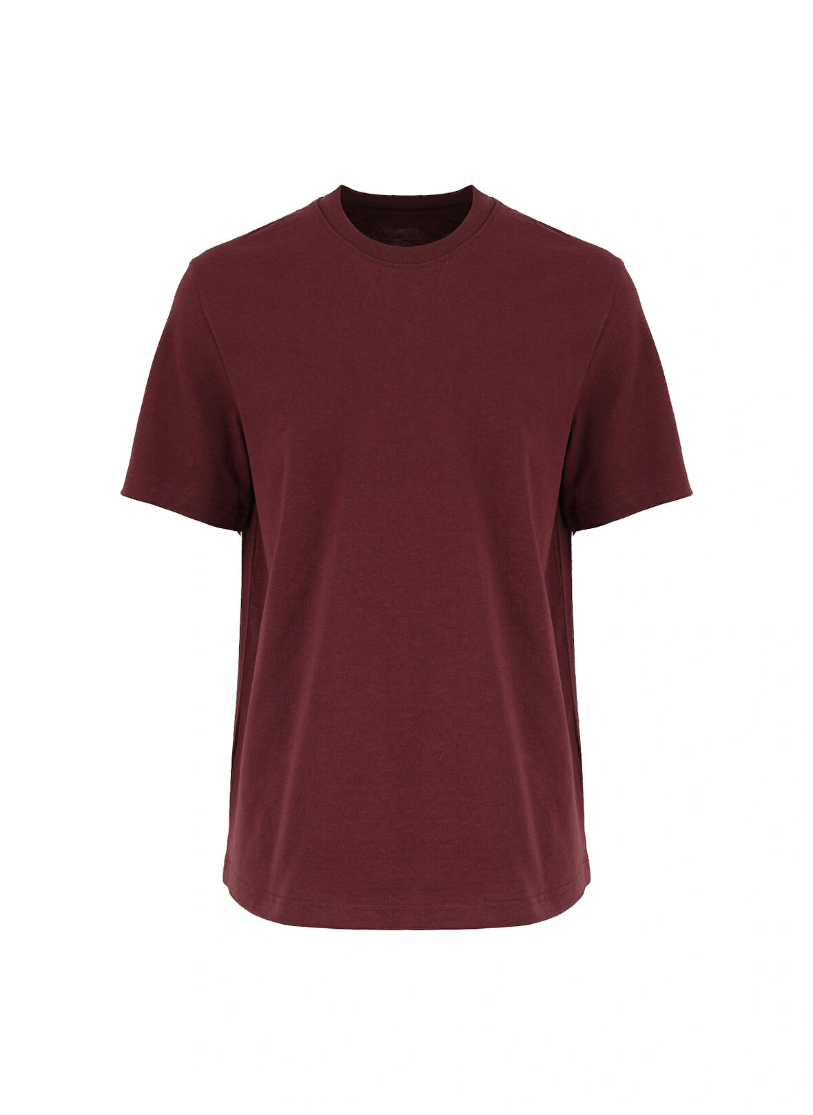 Wrangler Bisiklet Yaka Bordo Erkek T-Shirt W241673H45 Bordo T-Shirt