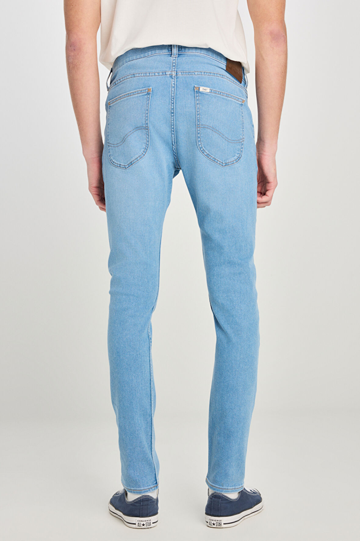 Luke Slim Fit Dar Kesim Açık Mavi Pamuklu Esnek Jean Denim Pantolon