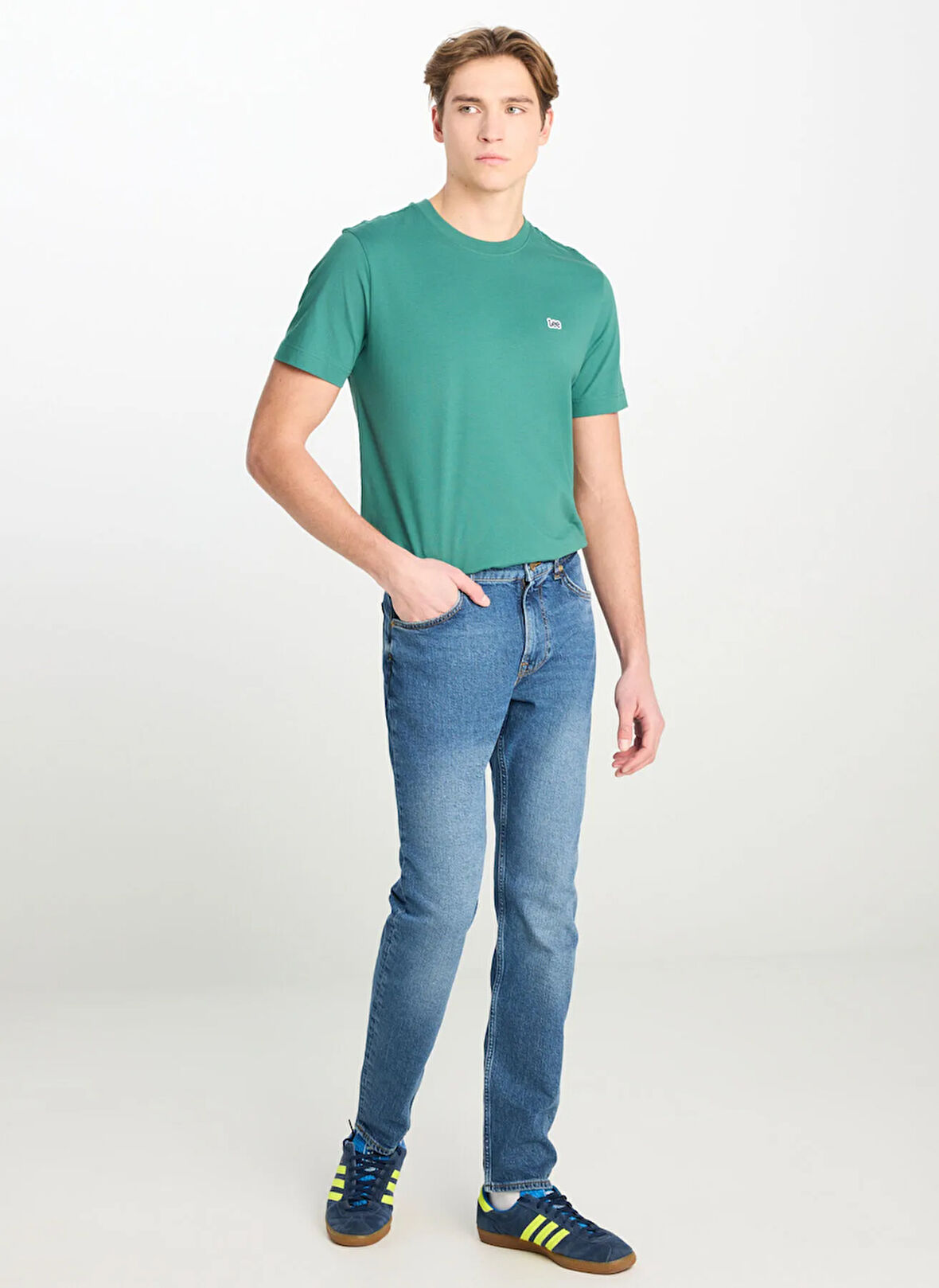 Lee Normal Bel Slim Fit Erkek Denim Pantolon ML701KNHD Rider Denim Pantolon