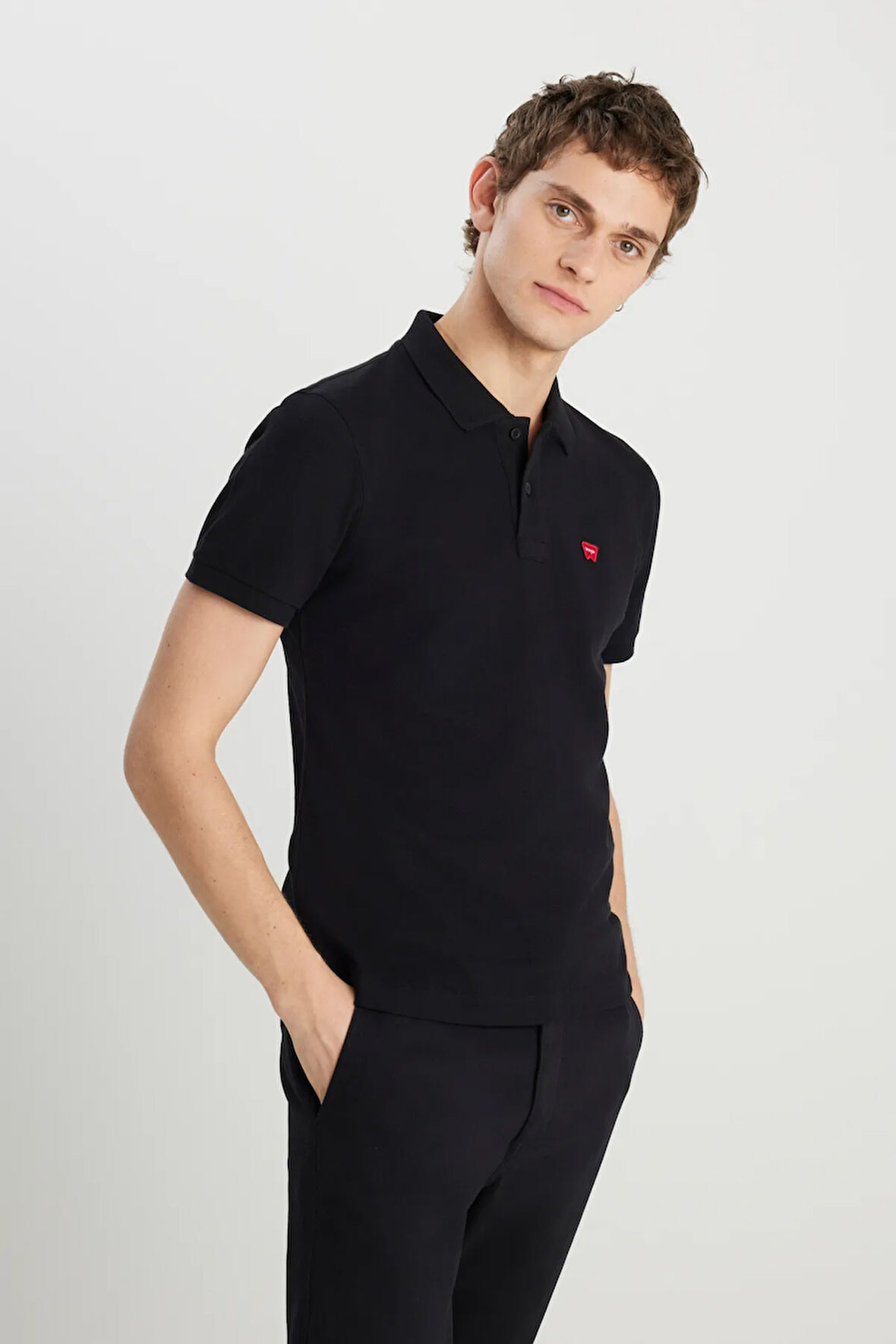 Regular Fit Normal Kesim Polo Yaka %100 Pamuk Kiremit Rengi Tişört