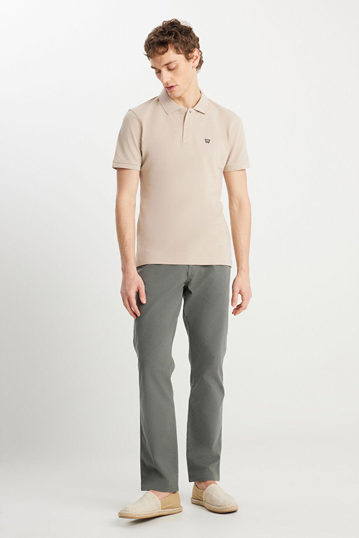 Texas Straight Fit Düz Kesim Normal Bel Pamuklu Esnek Yeşil Pantolon