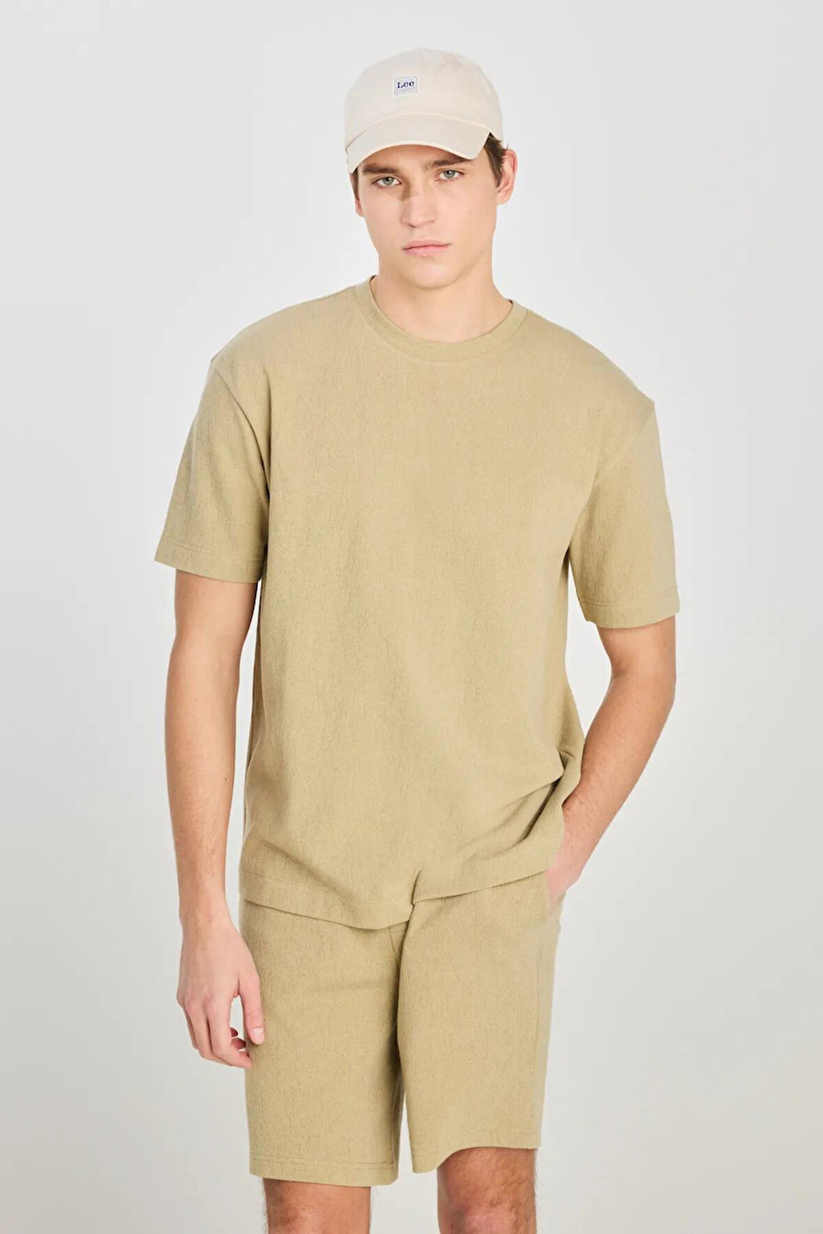 Lee Relaxed Fit Dokulu Kumaşlı Erkek Tişört L2510271299