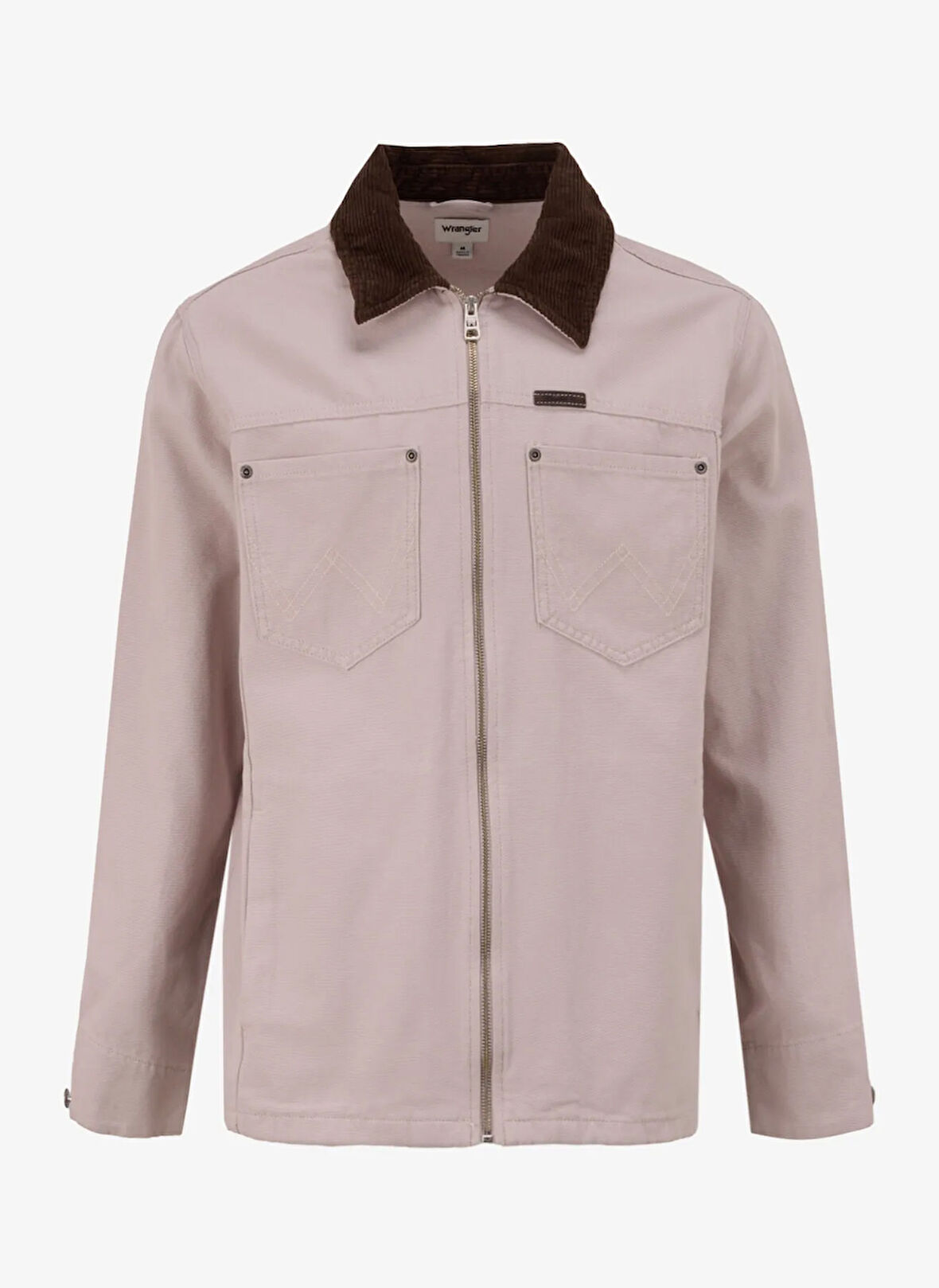 Wrangler Regular Fit Gri Erkek Ceket W2510266035 Kadife Yakalı Ceket