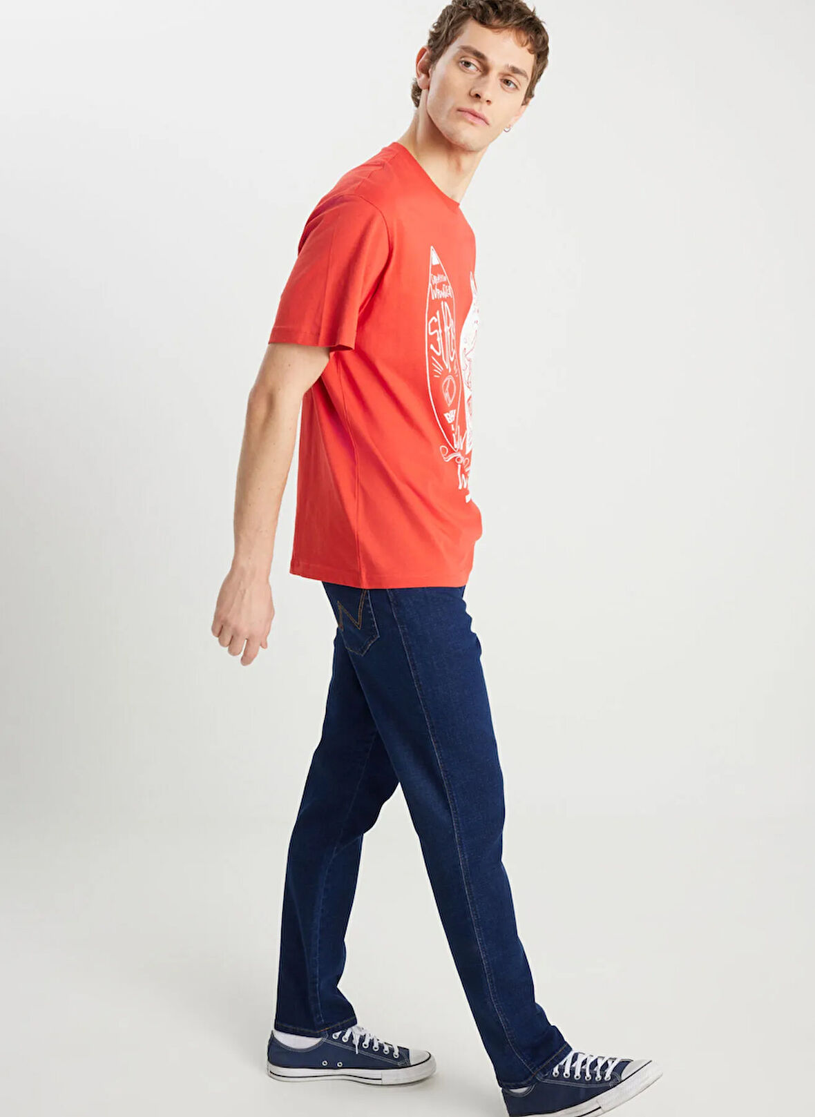 Wrangler Normal Bel Slim Fit Erkek Denim Pantolon W12S00029317 Texas Slim Denim